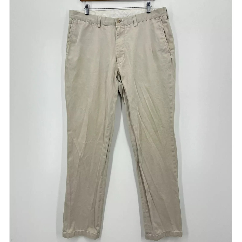 Polo Ralph Lauren Chino‎ Pants Men's Size 36 Beige Classic Fit Solid 100% Cotton